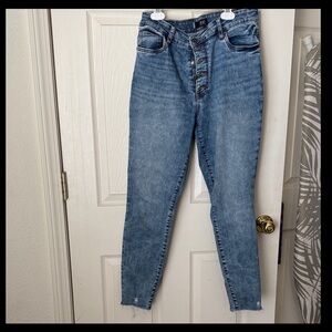 Kut from the Kloth Donna High Rise Ankle Skinny Jeans